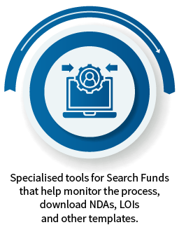 What we offer – Specialised tools Search Phase - Specialised Tools for Search Funds.